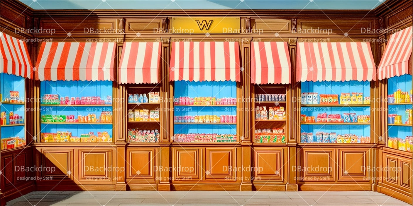 Fondali Per Spettacoli Fondale Per Palcoscenico Teatrale Chocolate Shop CSH510-T63