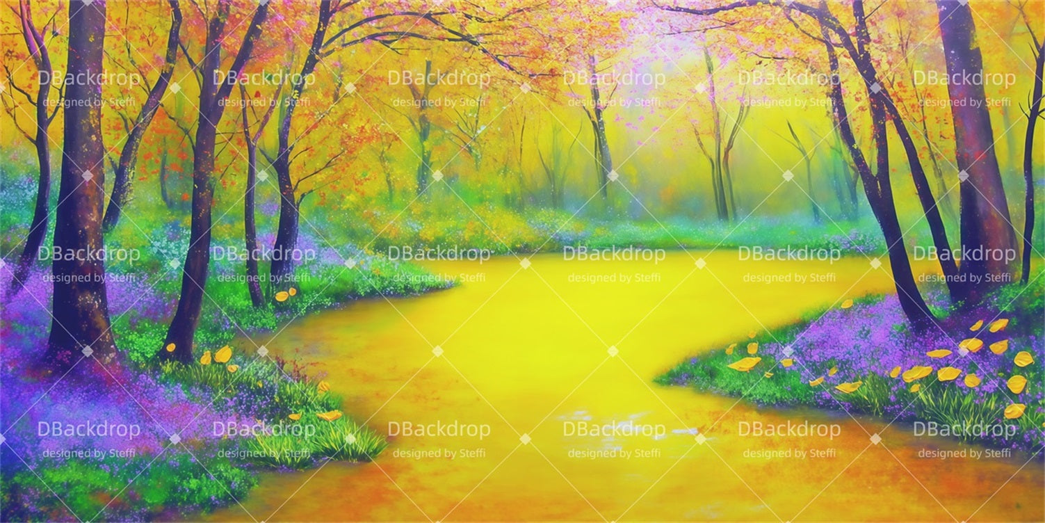 Idee Per Fondali Scenici Fondali Per Spettacoli Scolastici Nel Sentiero Nel Bosco CSH510-T76