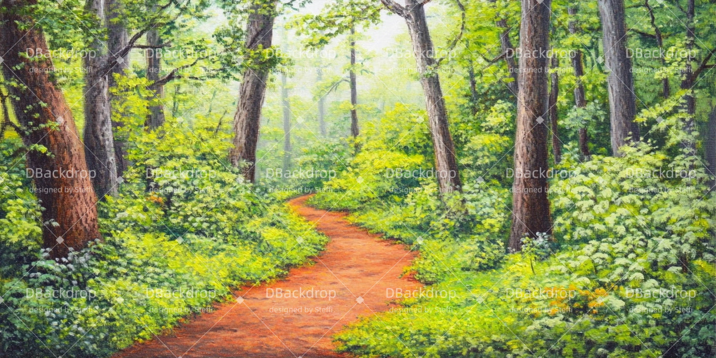 Idee Per Fondali Per Palcoscenici Con Strade Forestali CSH511-T22