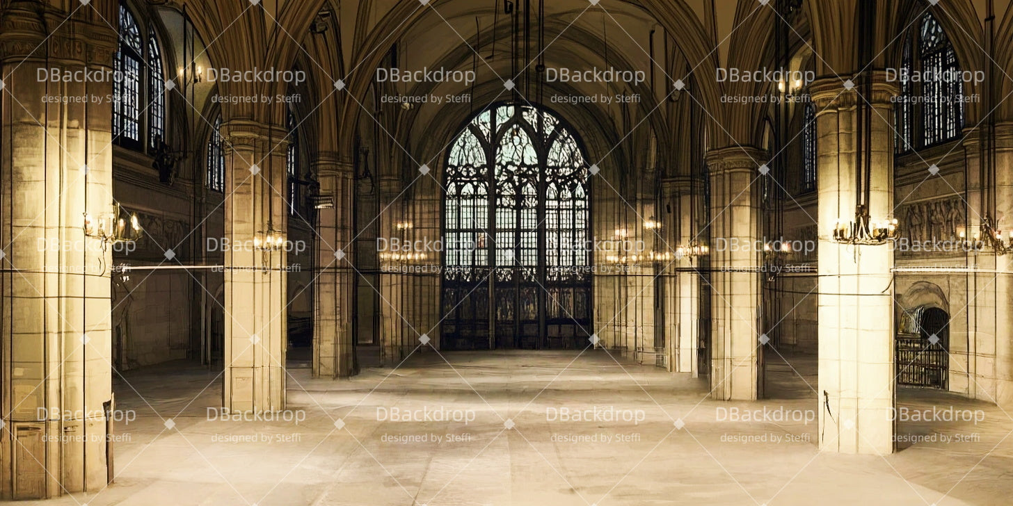 Fondale Per Palcoscenico Teatrale Cappella Del Monastero Fondale Per Palcoscenico Della Chiesa CSH511-T35