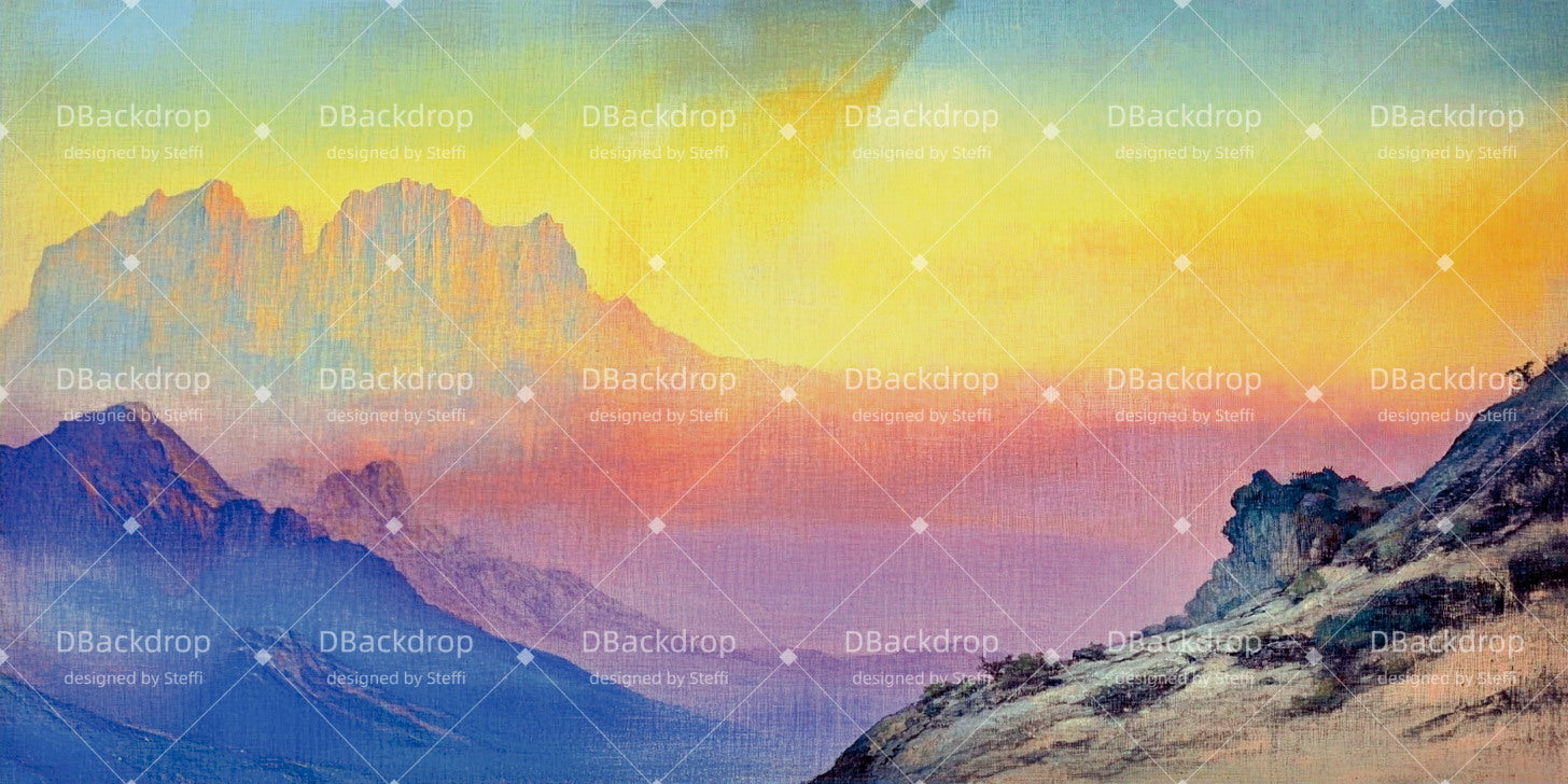 Fondali Per Scenografie Teatrali Fondali Per Teatro All'Alba Nel Deserto CSH511-T76