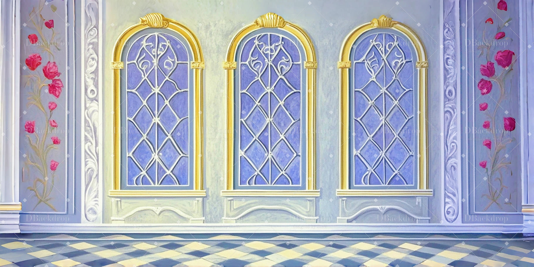 Fondali Per Palcoscenici Teatrali Fondali Per Palcoscenici Da Ballo Interni Di Castelli CSH59-T44