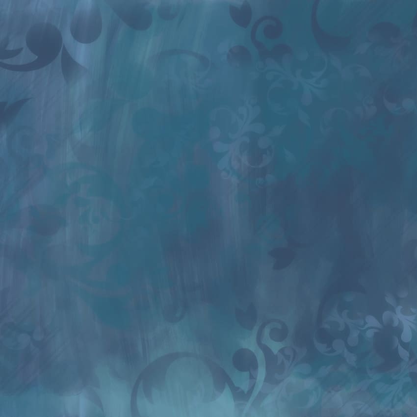 Sfondo Floreale Vintage Blu D'Arte D1026
