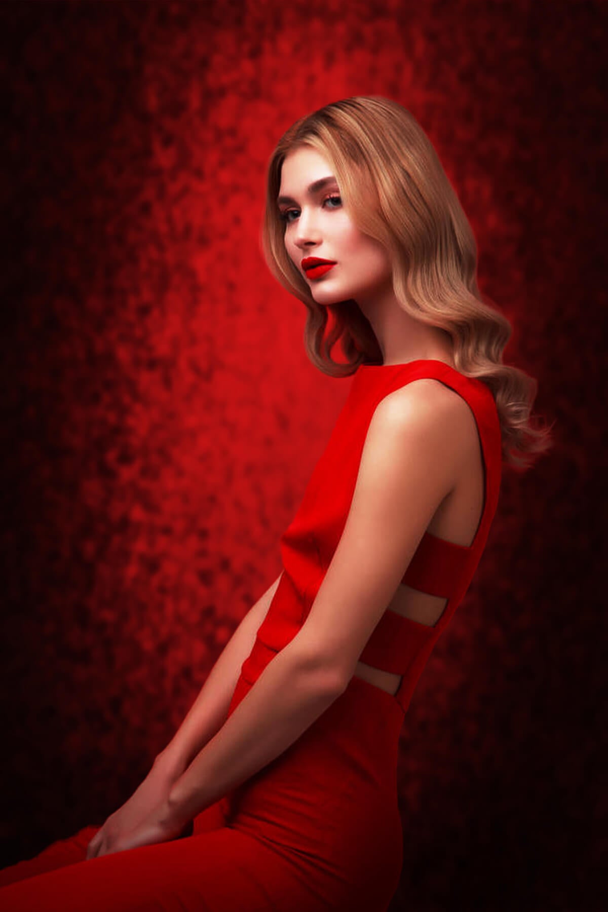 Sfondo Fotografico Con Texture Astratta Muro Rosso D1037