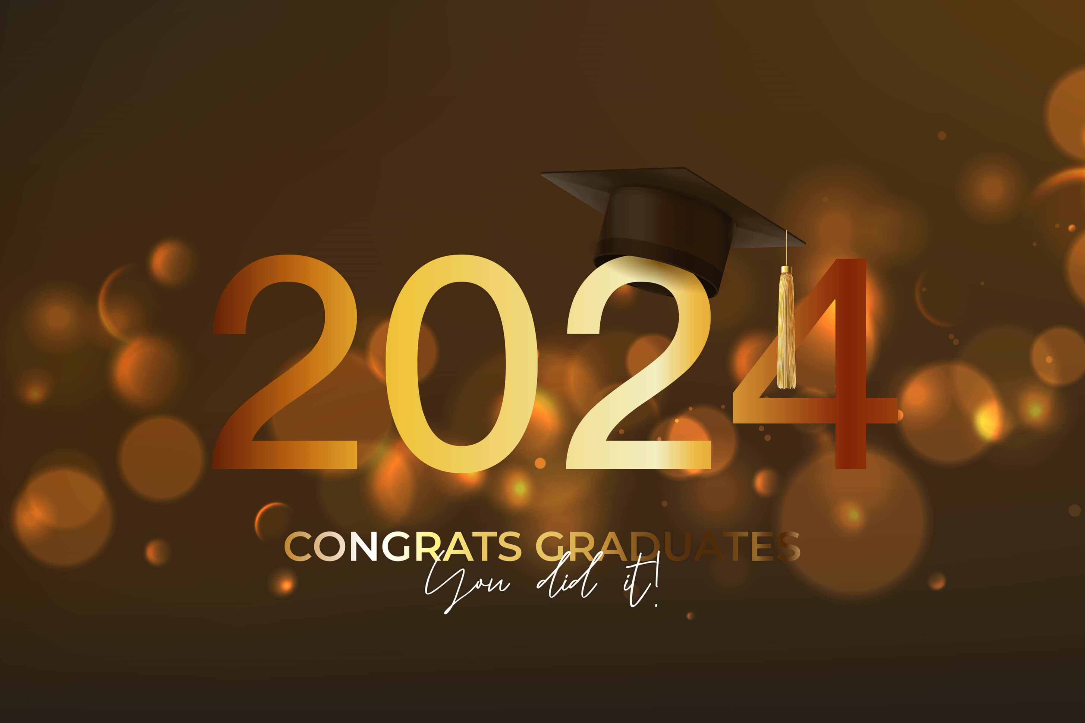 Sfondo Di Congratulazioni Ai Laureati Per La Festa Di Laurea D1081