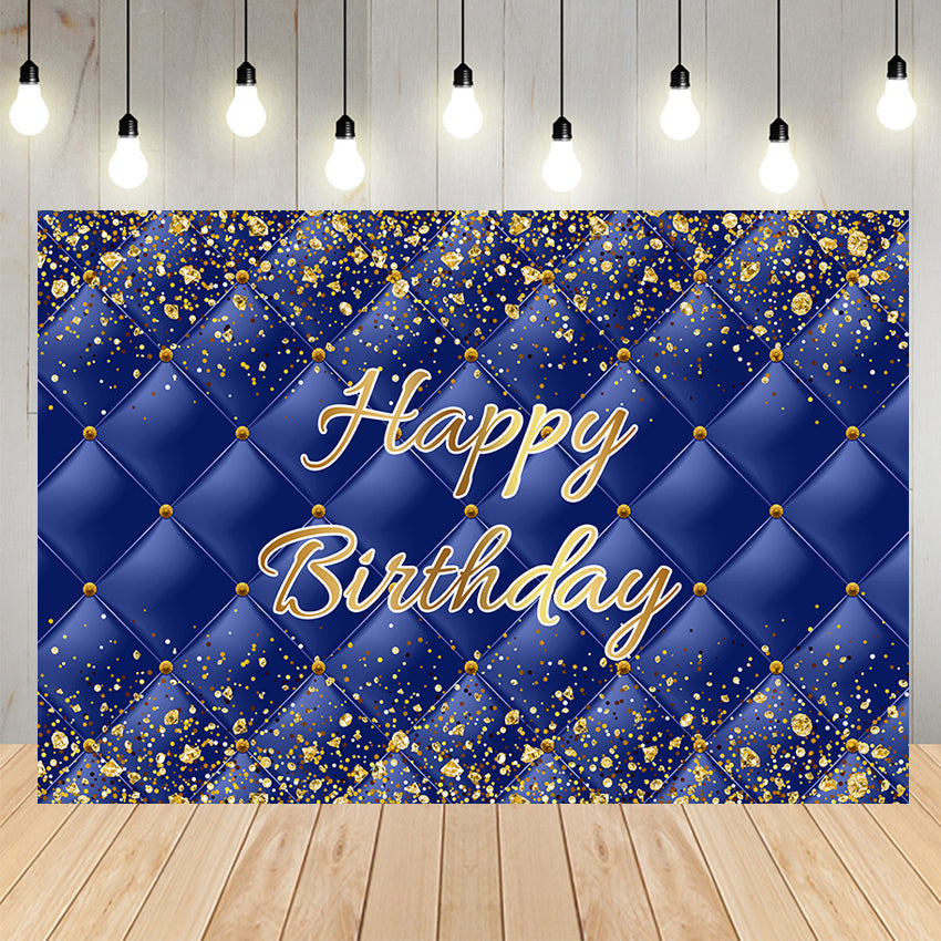 Sfondo Personalizzato Con Diamanti Glitterati Di Buon Compleanno D703