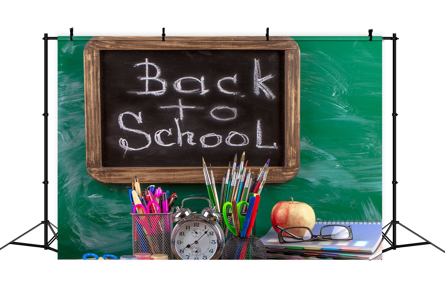 Sfondo Fotografico Per Il Ritorno A Scuola Alla Lavagna DBD7-15