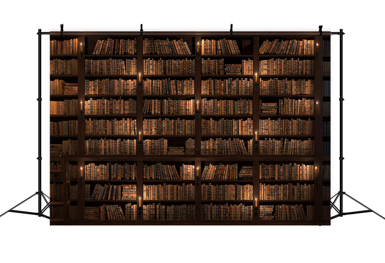 Candele Da Scaffale Ritorno A Scuola Sullo Sfondo DBD7-18