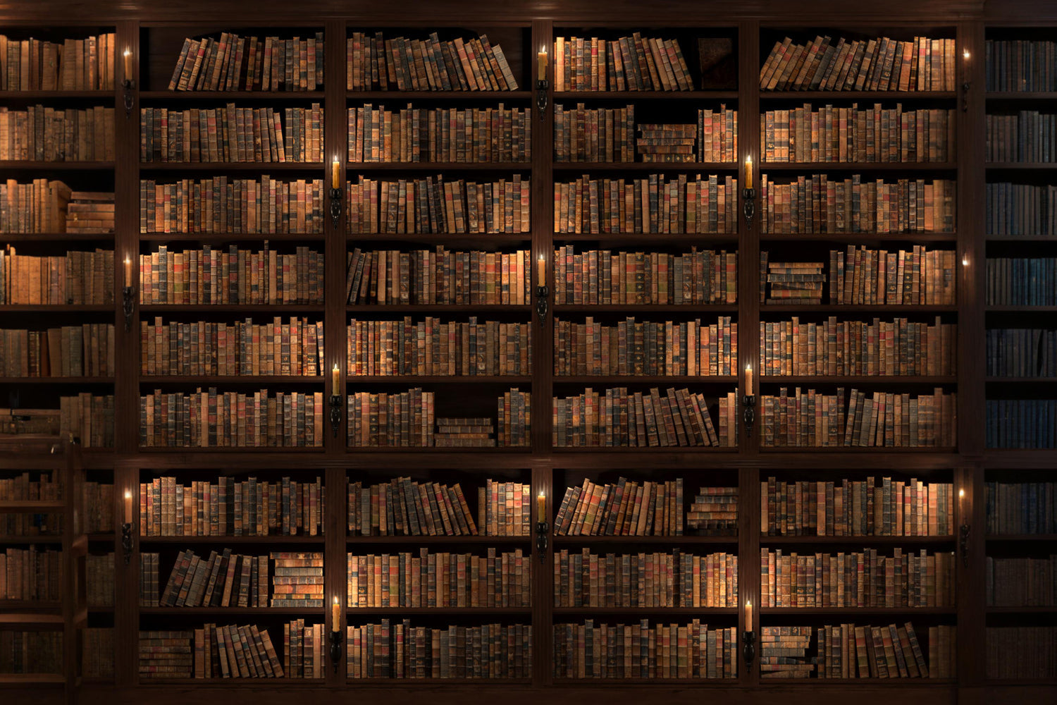 Candele Da Scaffale Ritorno A Scuola Sullo Sfondo DBD7-18