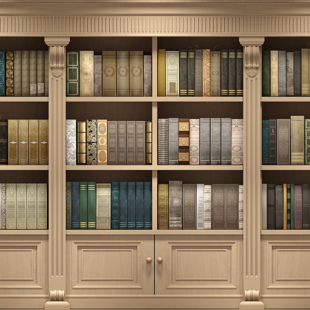Libreria Da Parete In Legno Sfondo Ritorno A Scuola DBD7-44