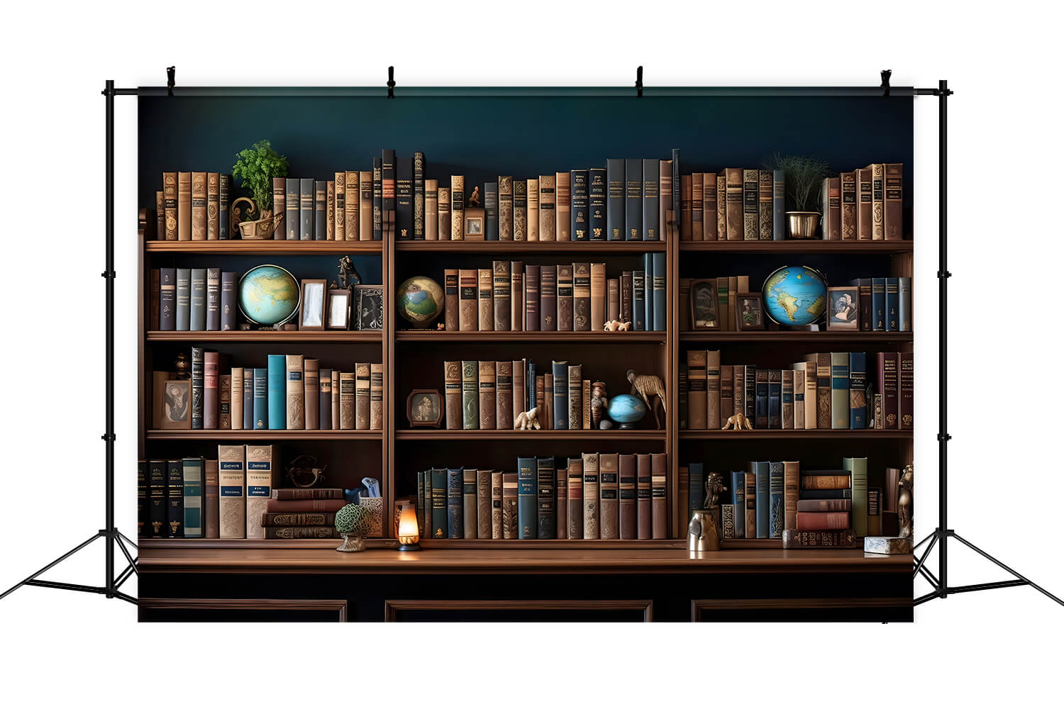 Libri Sullo Scaffale Della Biblioteca Sfondo Del Ritorno A Scuola DBD7-6