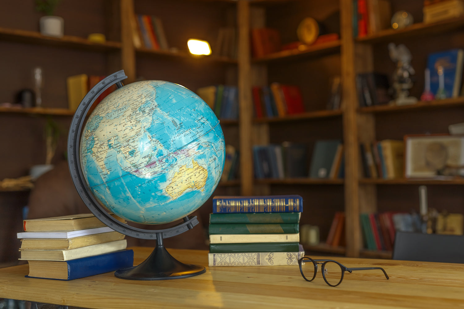 Tavolo Da Biblioteca Scrivania Sfondo Per Il Ritorno A Scuola DBD7-63