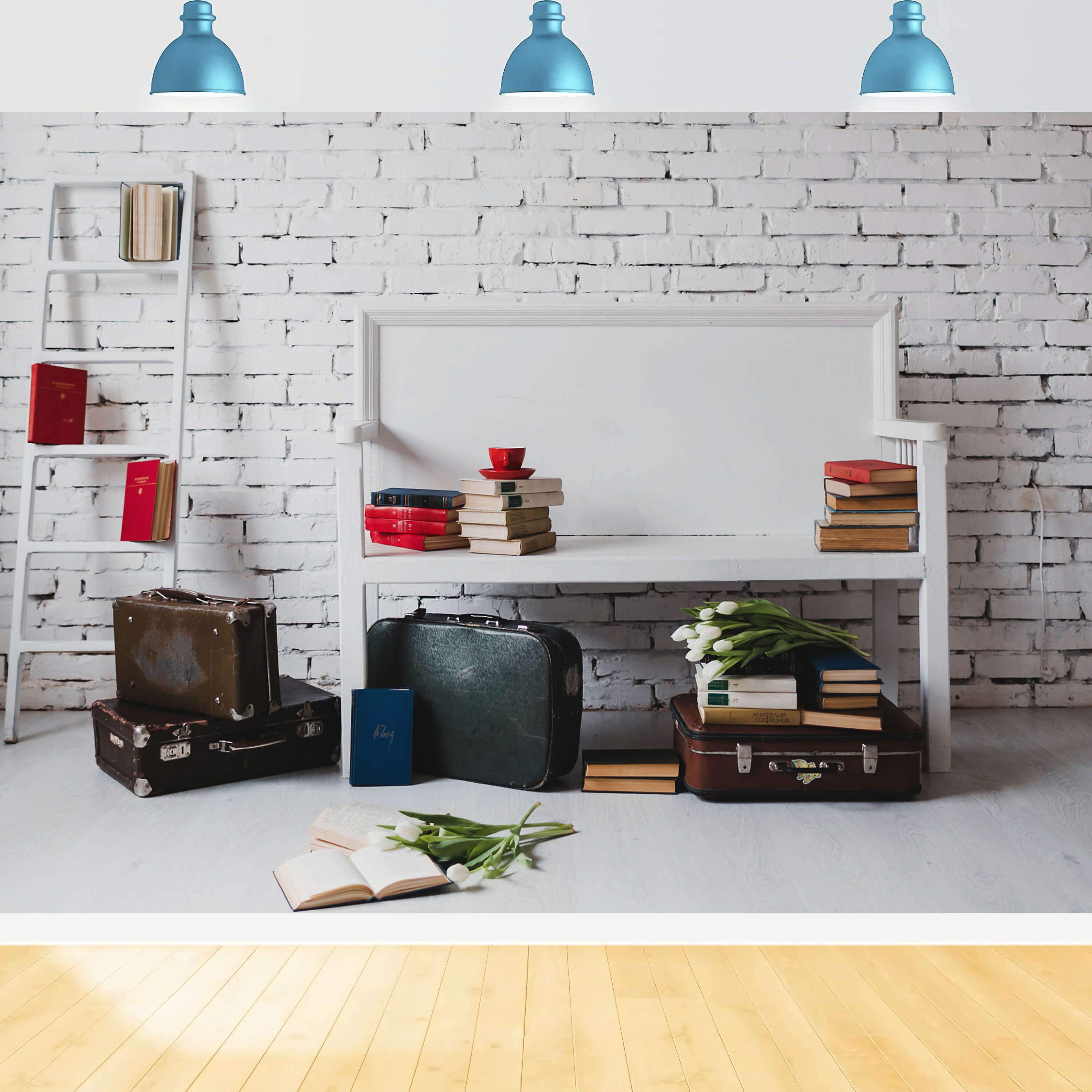 Vecchi Libri Di Valigie Ritorno A Scuola Sullo Sfondo DBD7-8