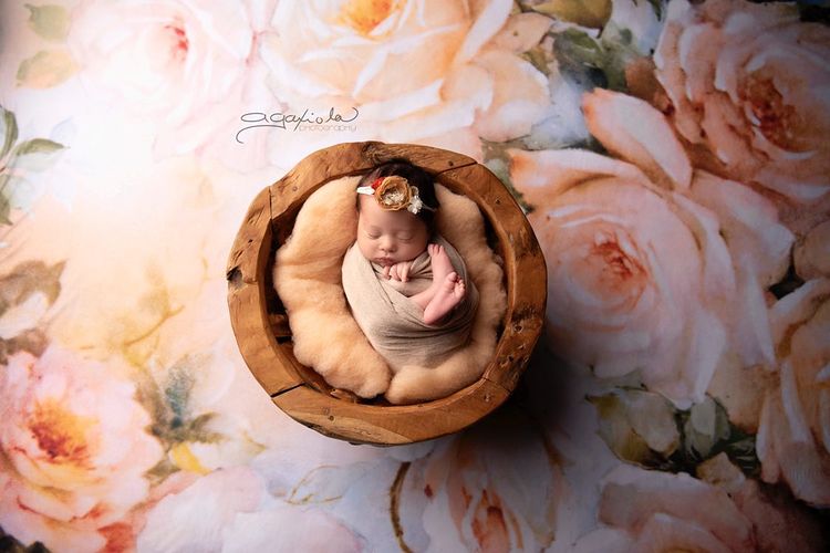 Sfondo Floreale Per Fotografia Di Eventi Nuziali F-008