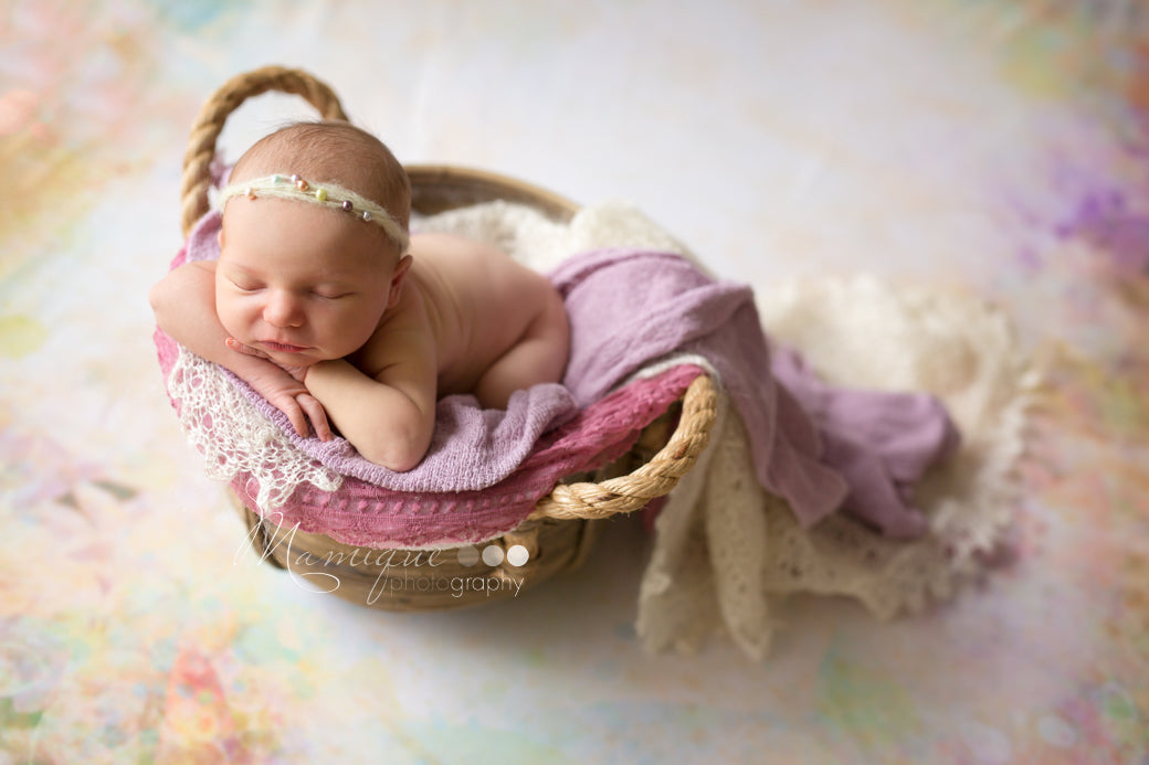 Sfondo Fotografico Con Ritratto Di Fiori Astratti Marroni Per Studio F-2366