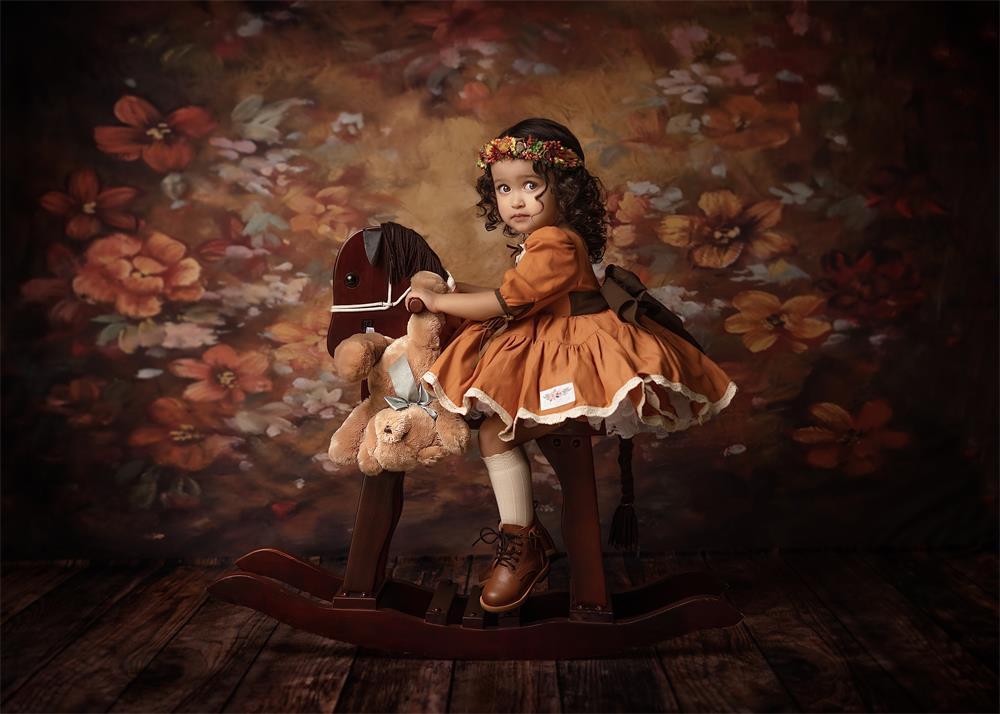 Sfondo Fotografico Floreale Per Neonati CM-4804