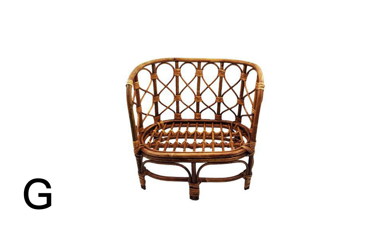 Dbackdrop Cestino Di Bambu Supporto Per Foto Neonato SYPJ9