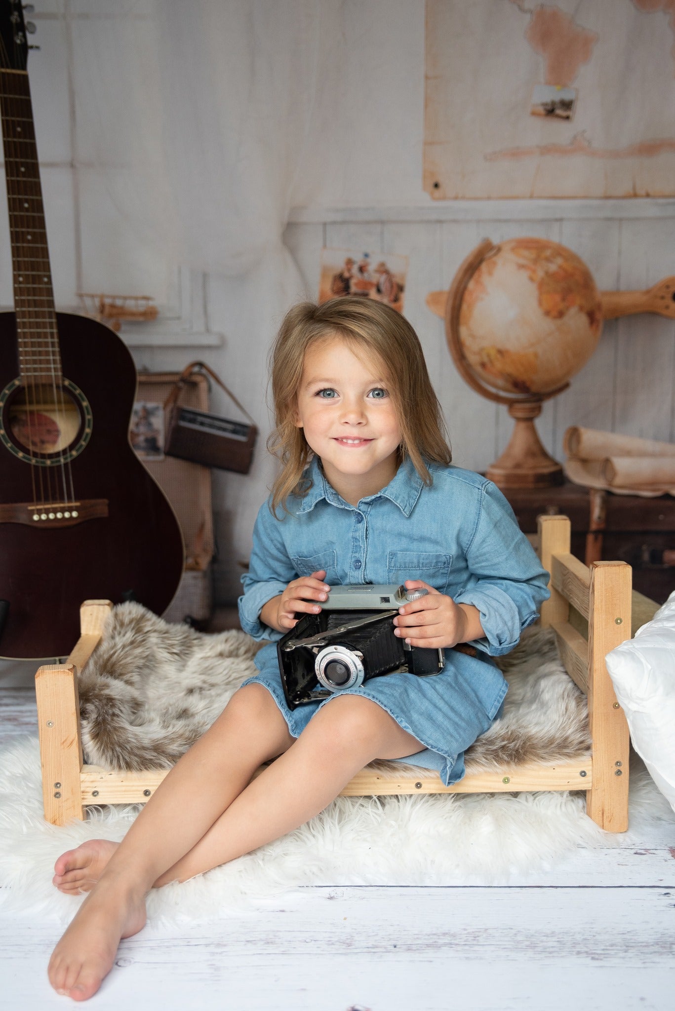 Ritorno A Scuola Avventuriero Viaggio Intorno Al Mondo Sfondo Pilota Per Bambini G12