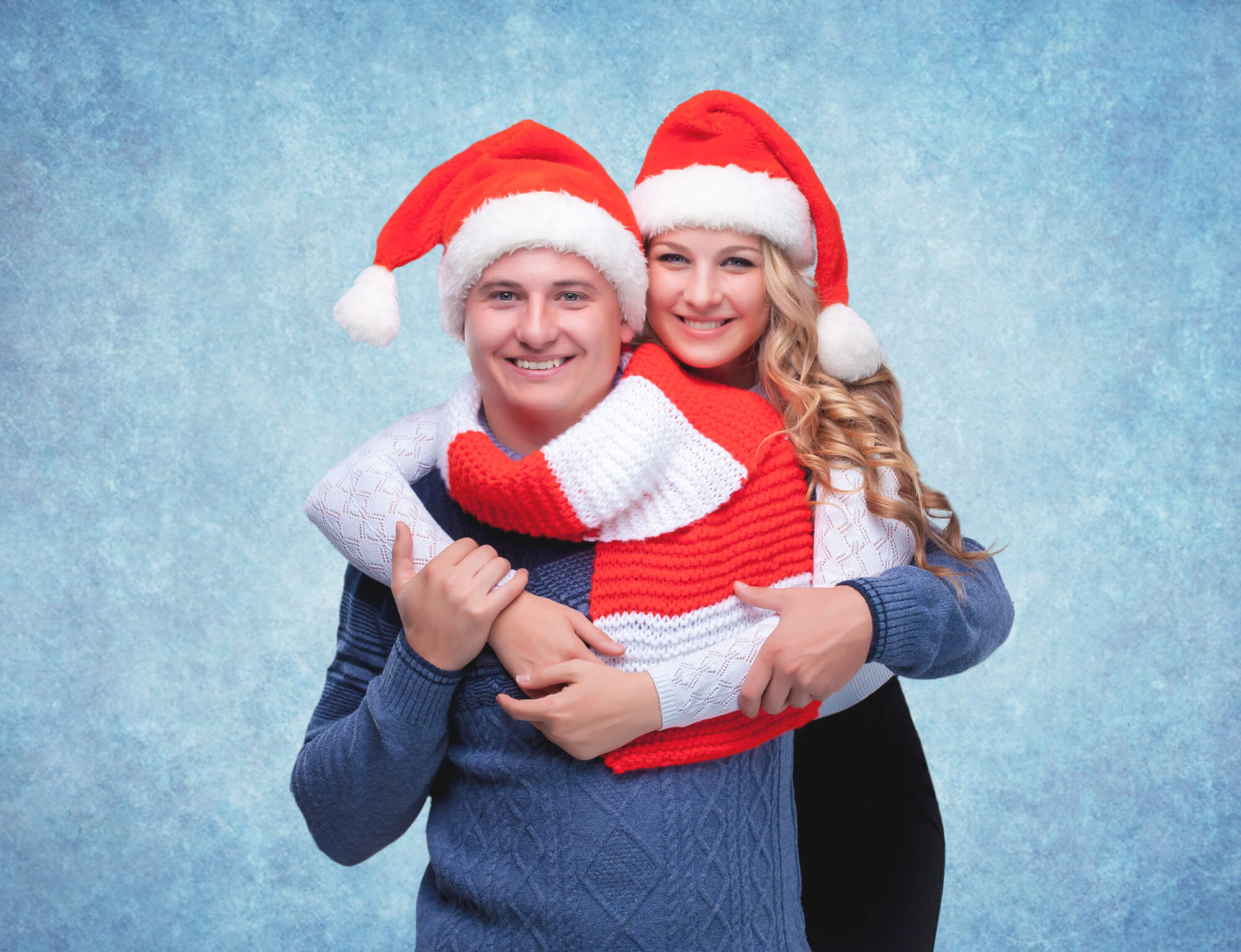 Fondale Fotografico Strutturato Astratto Acquerello Blu GC-164