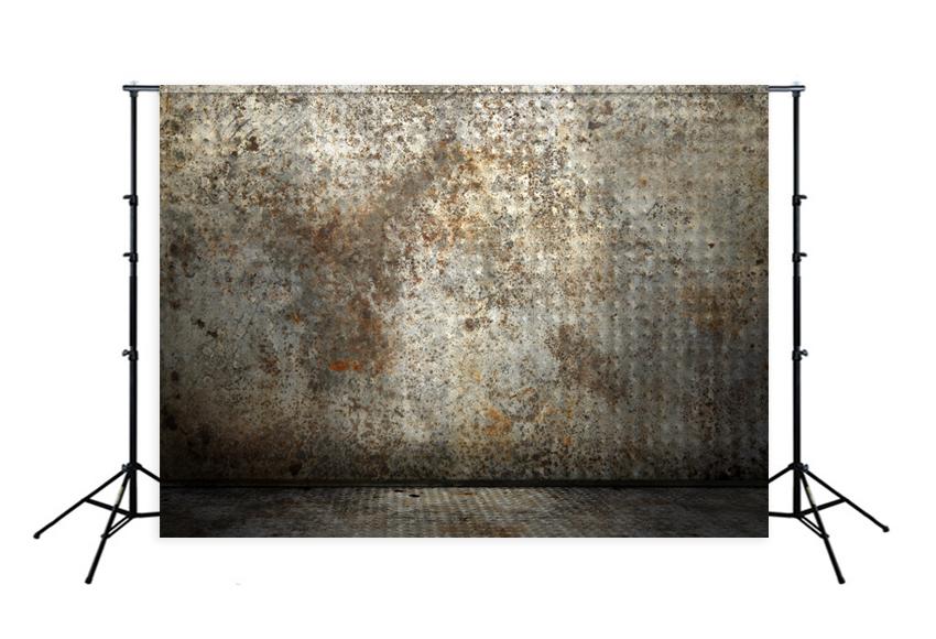 Sfondo Del Pavimento Della Parete In Ferro Arrugginito Grunge Per Studio K-1275