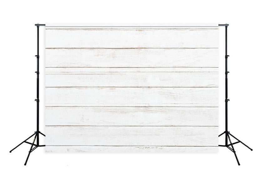 Fondale Fotografico Bianco Vintage Con Parete In Legno LM-H00170