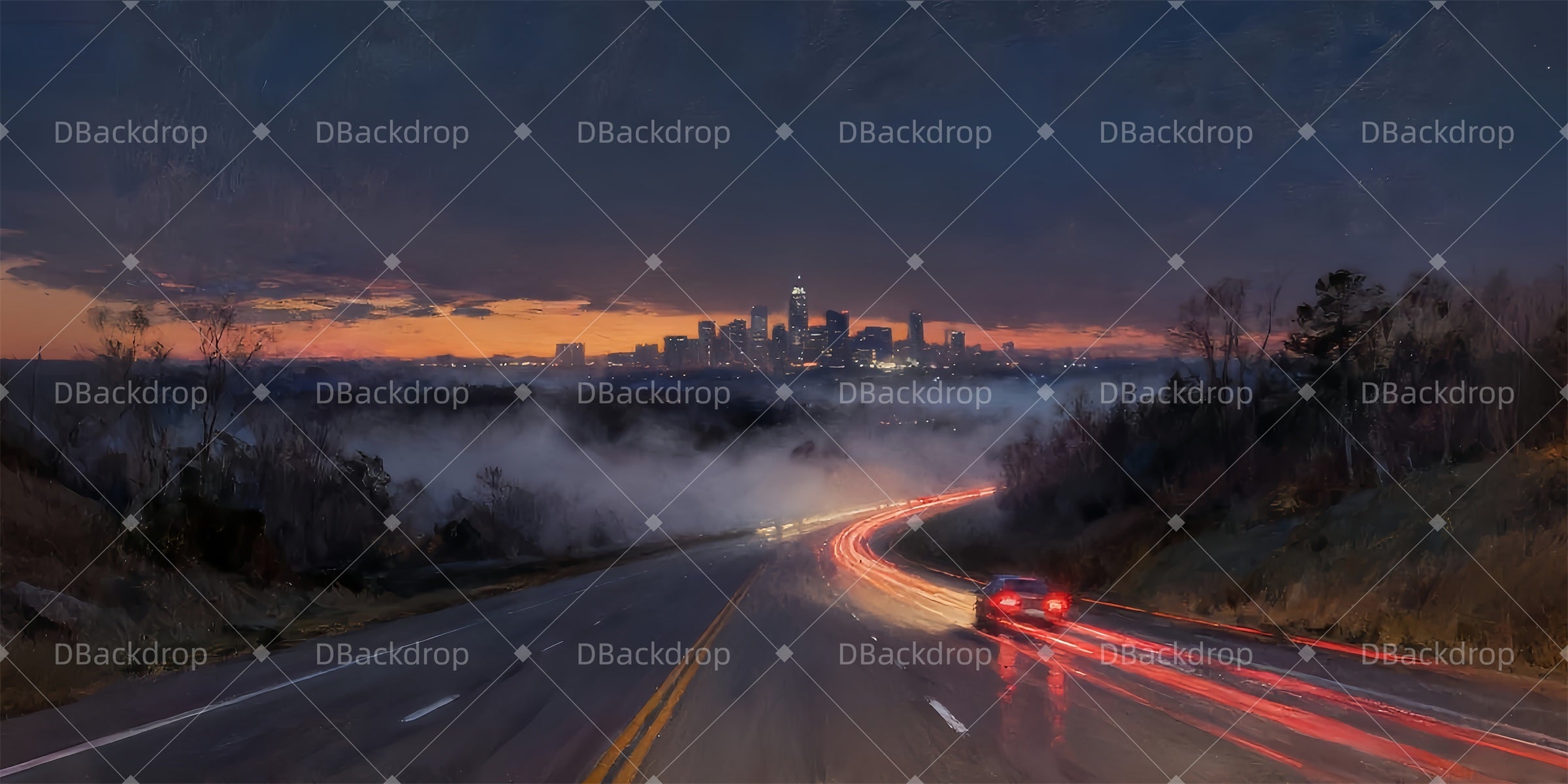 Fondale Teatrale Per Spettacoli Notturni In Autostrada LXX510-T2