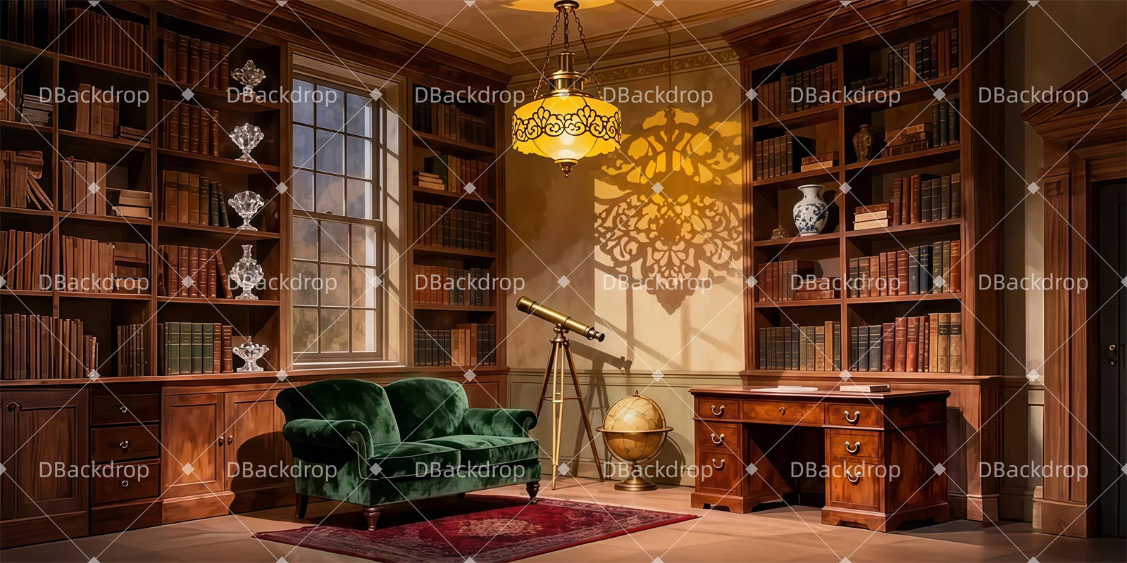 Fondali Teatrali Higgins' Study Fondali Da Palcoscenico Professionali LXX511-T14