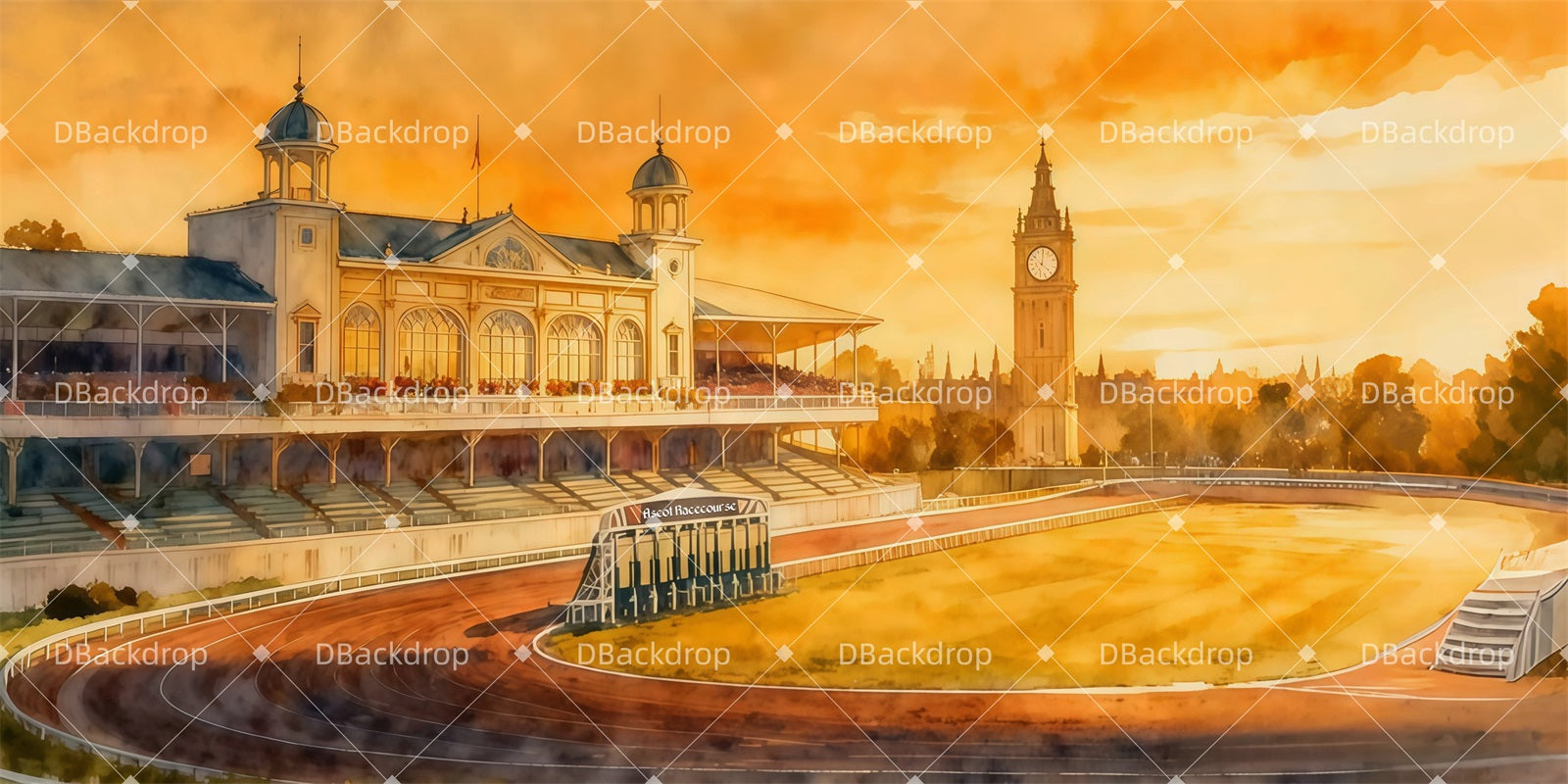 Fondale Teatrale Ascot Racecourse Fondali Professionali Per Palcoscenici LXX511-T18