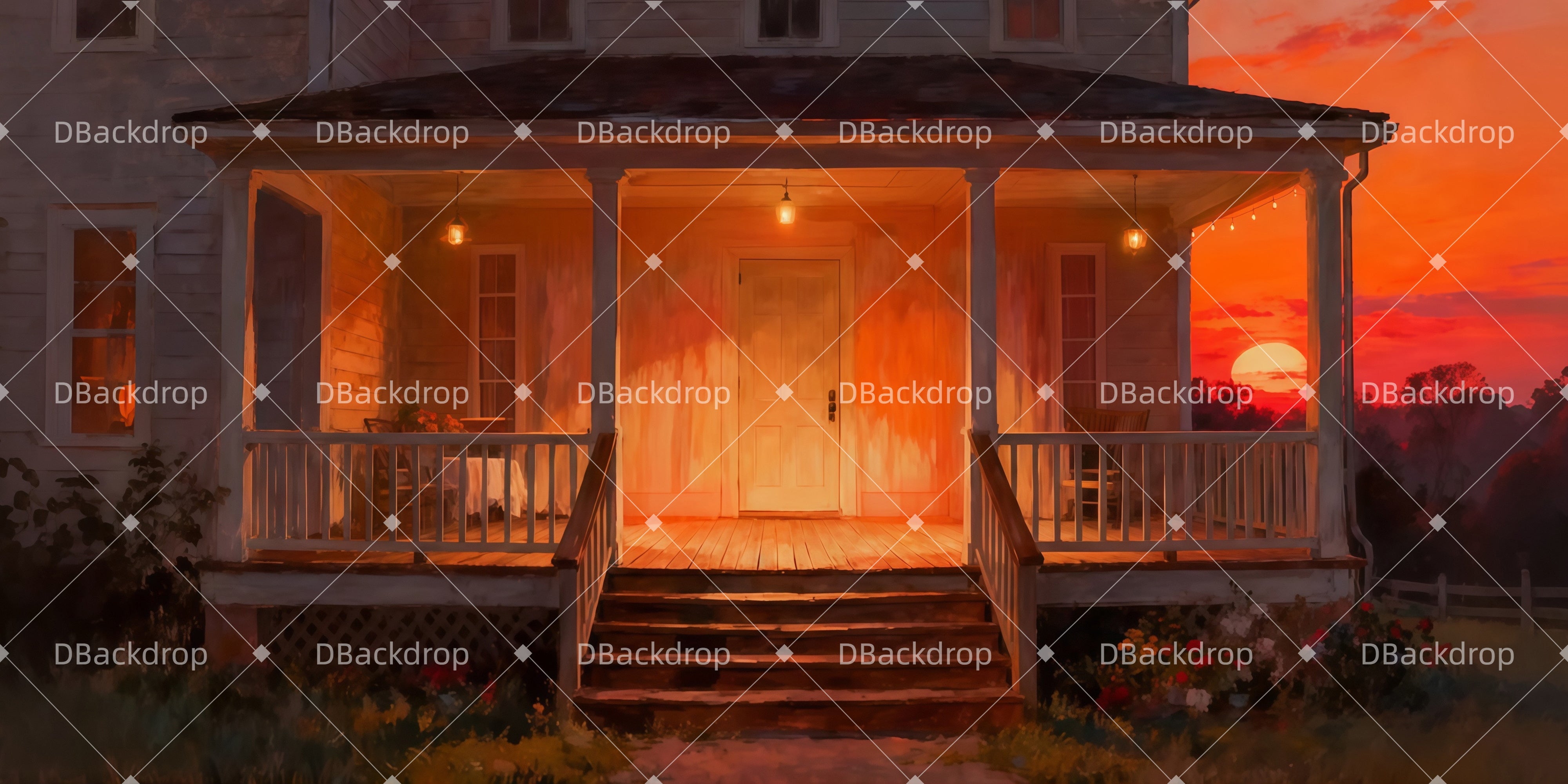 Fondale Per Palcoscenico Teatrale Fondali Per Spettacoli Del Portico Di Laurey'S House LXX511-T36