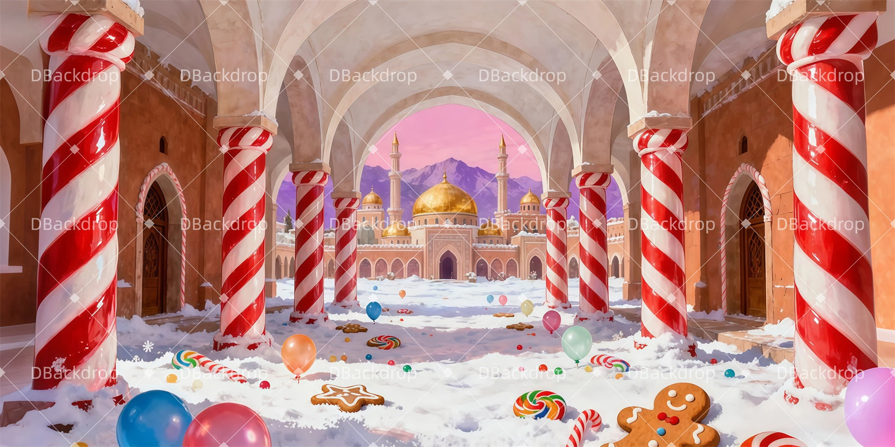 Fondali Natalizi Per Palcoscenico Sweet Winter Palace Schiaccianoci Fondale Per Palcoscenico LXX511-T85