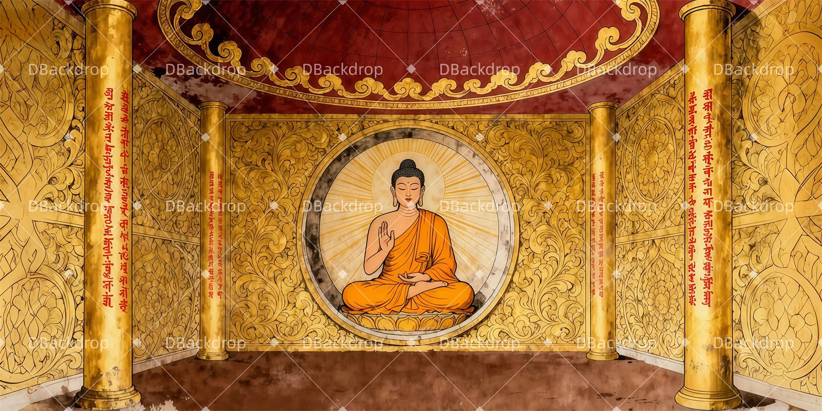 Idee Per Fondali Teatrali Per Sale Di Meditazione Divine LXX511-T93