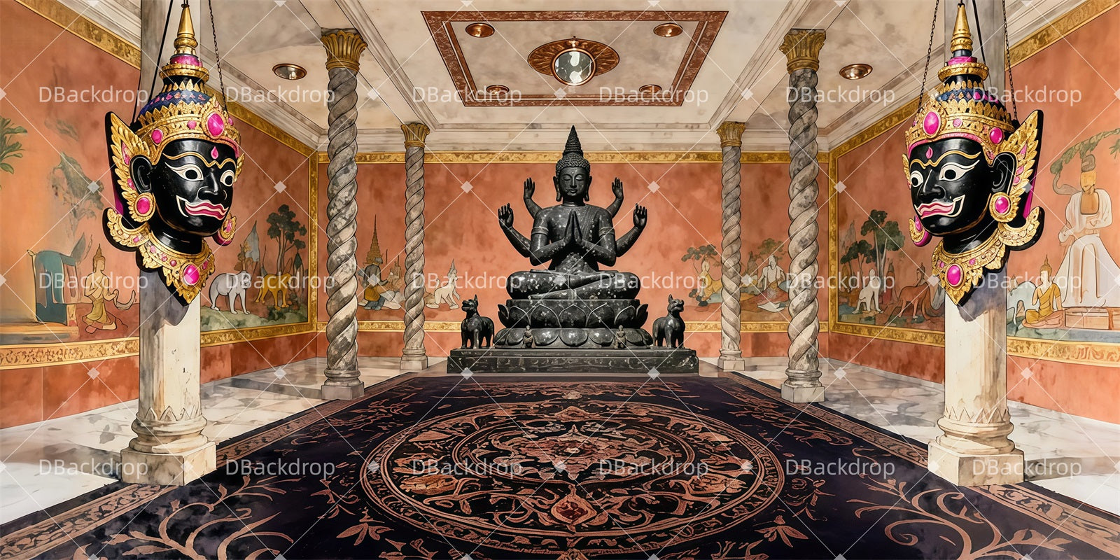 Fondali Per Spettacoli Fondale Per Teatro Sala Delle Divinità Antiche LXX511-T98