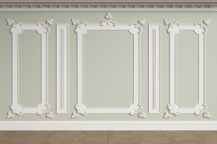 Sfondo Interno Della Stanza Da Parete Vintage Chic M-67