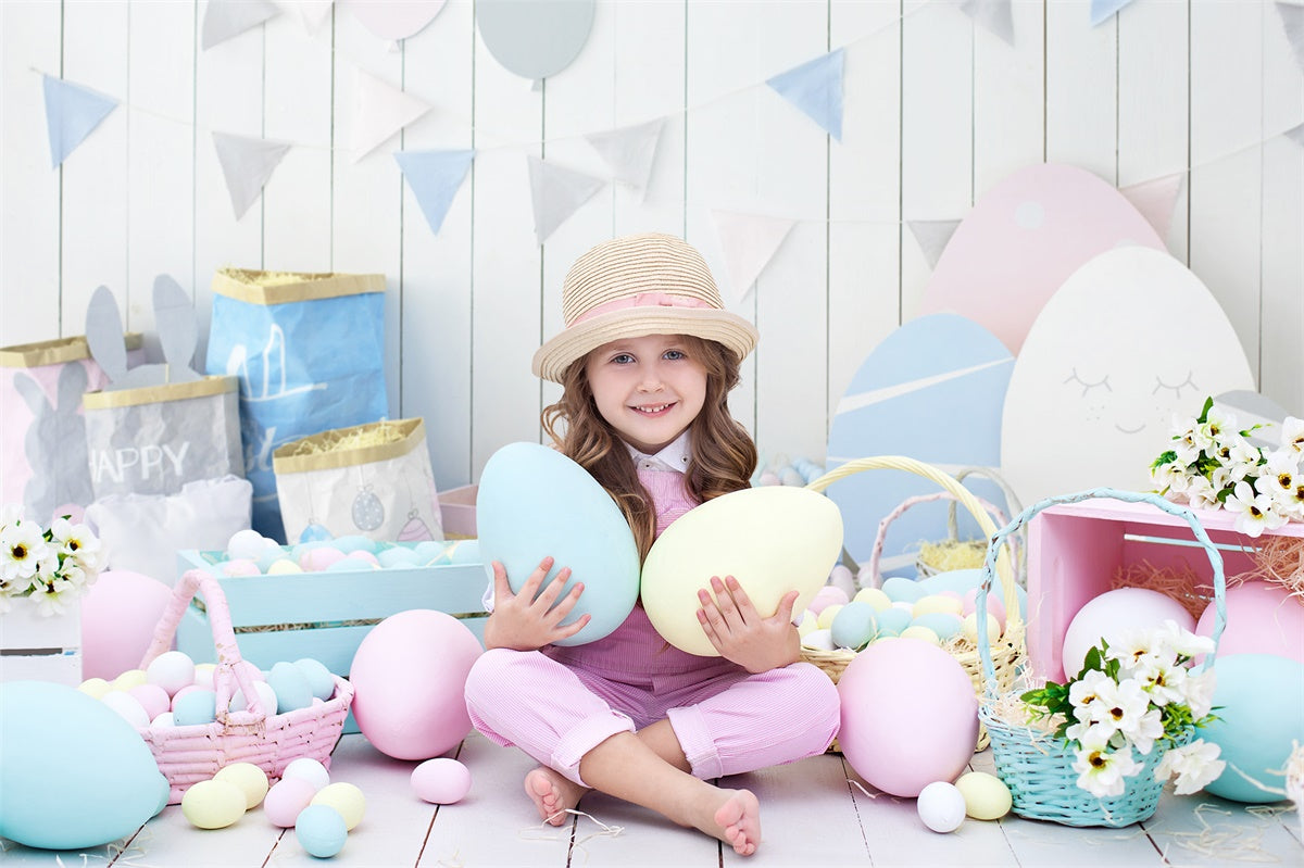 Morandi Colori Uova Di Pasqua Tavola Di Legno Fondali M1-15