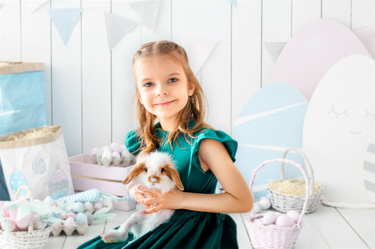 Morandi Colori Uova Di Pasqua Tavola Di Legno Fondali M1-15