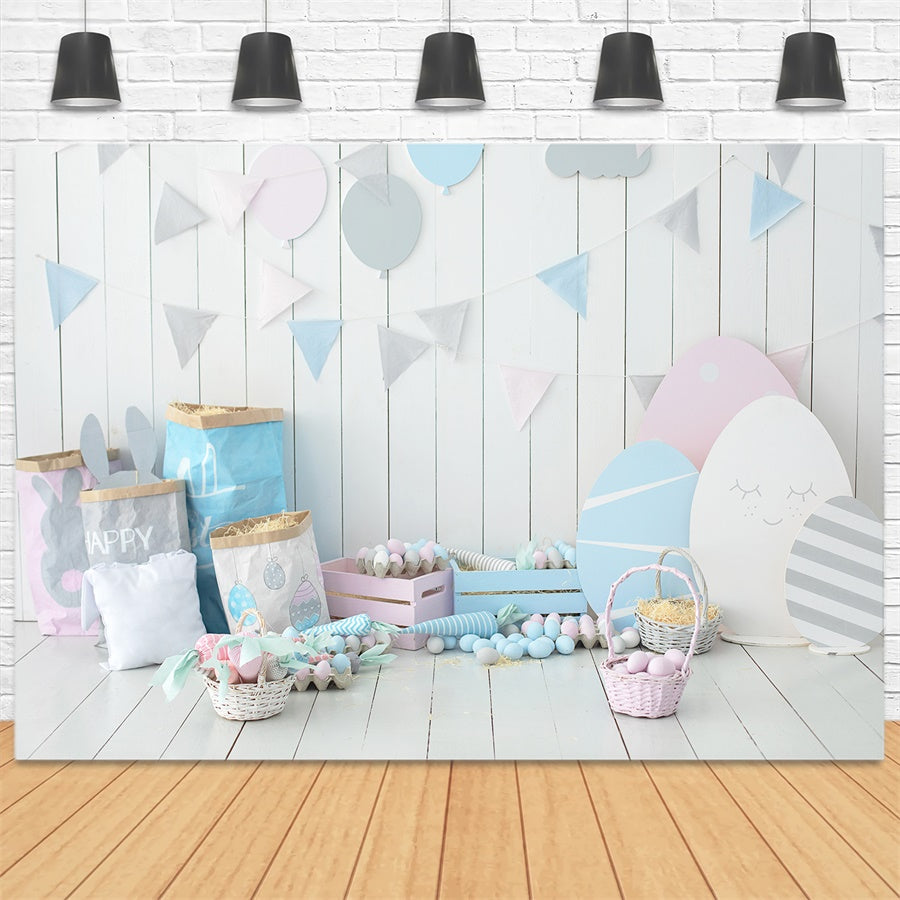 Morandi Colori Uova Di Pasqua Tavola Di Legno Fondali M1-15