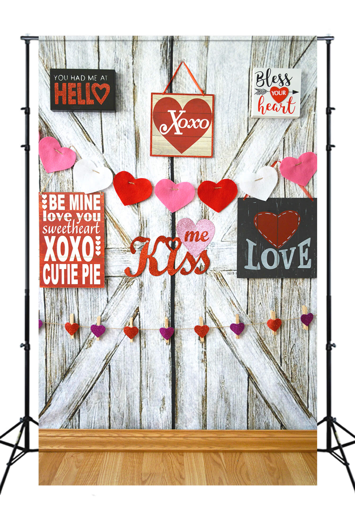 Cuore Decorativo Da Parete Per San Valentino Testo Romantico Sfondo Per Porta Della Stalla M12-51