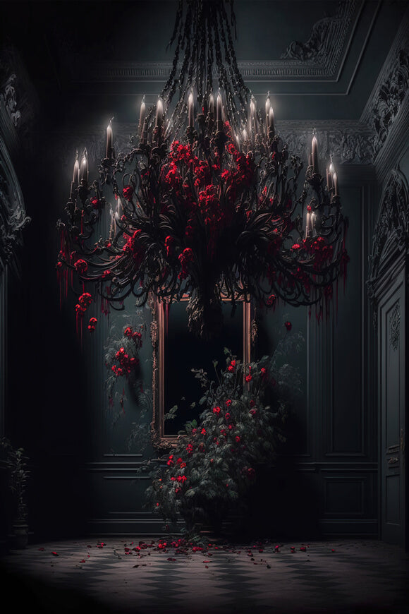 Sfondo Interno Del Candeliere Della Stanza Cupa M5-02