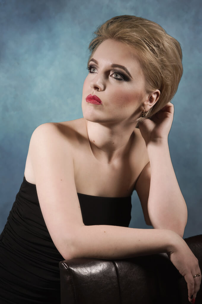 Sfondo Fotografico Ritratto Astratto Blu M5-100