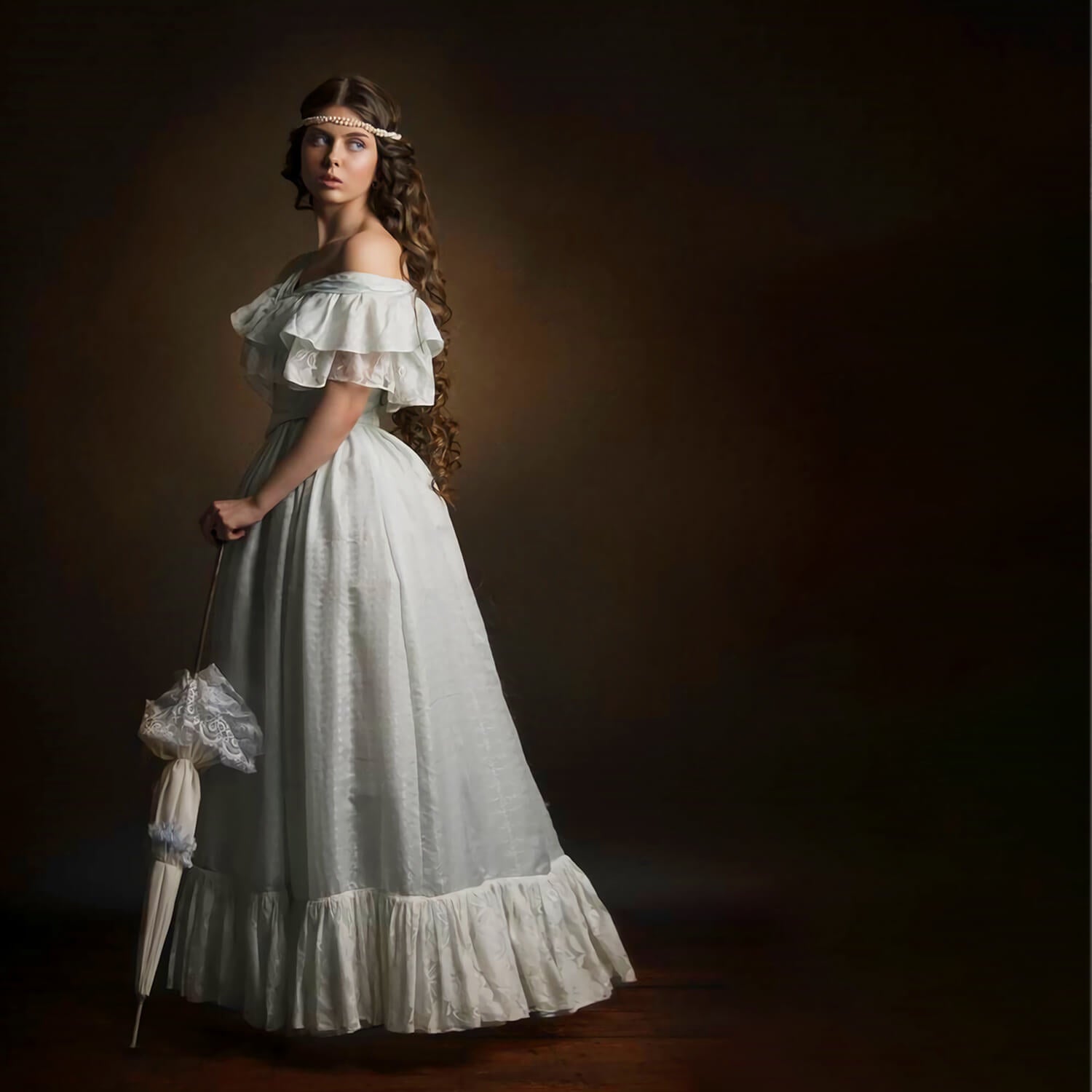 Sfondo Astratto Per Studio Ritratto Marrone Vintage M5-146