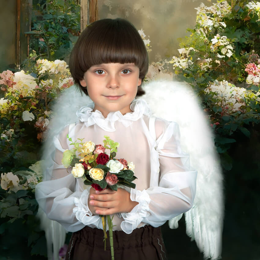 Sfondo Di Fiori Per Finestre In Legno Vintage M5-46