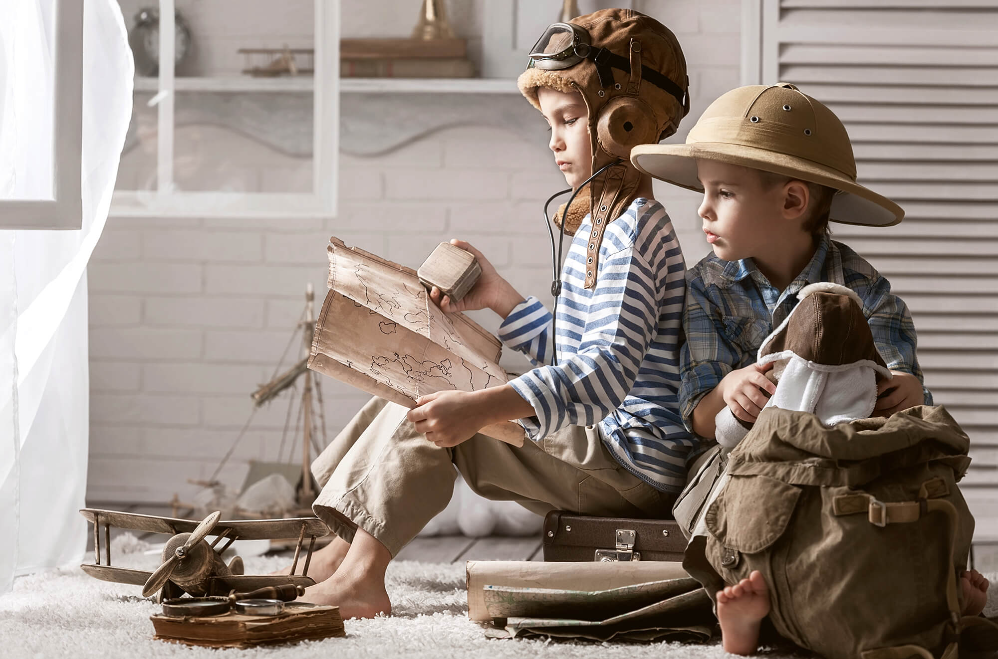 Ancoraggio Per Barca Da Viaggio Globe Ritorno A Scuola Sfondo M6-08