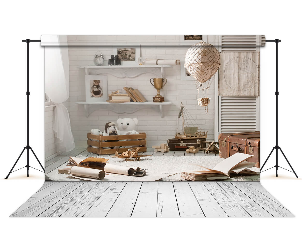 Ancoraggio Per Barca Da Viaggio Globe Ritorno A Scuola Sfondo M6-08