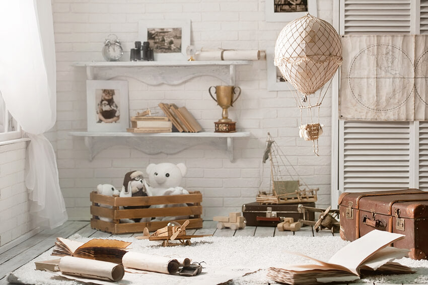 Ancoraggio Per Barca Da Viaggio Globe Ritorno A Scuola Sfondo M6-08