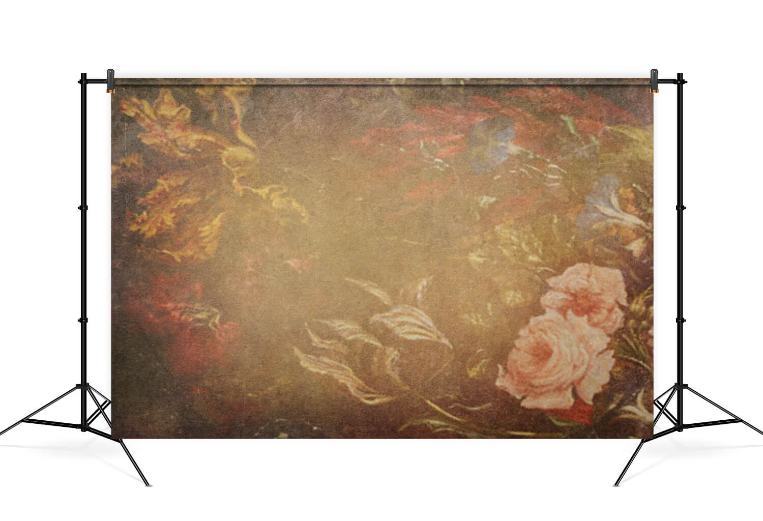Sfondo Floreale Astratto Marrone Vintage M6-113