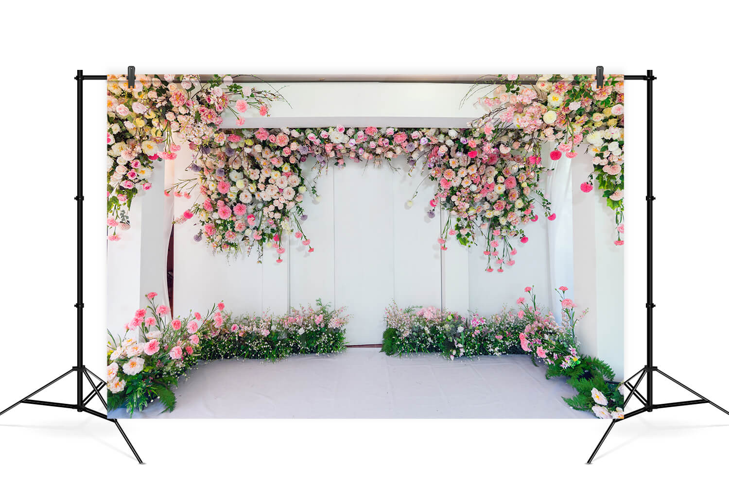 Decorazione Floreale Per Feste Su Sfondo Di Matrimonio Da Parete M6-27