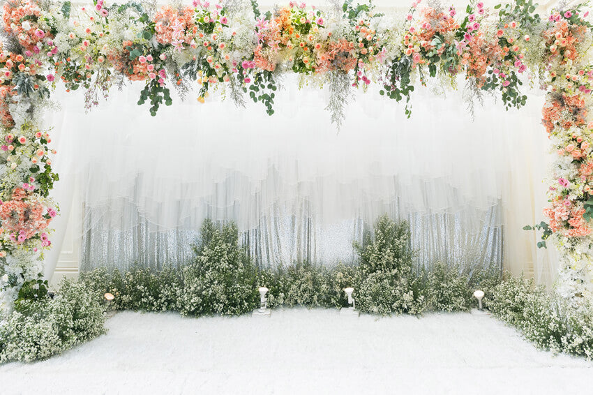 Decorazione Per Cerimonia Sfondo Floreale Per Matrimonio M6-28