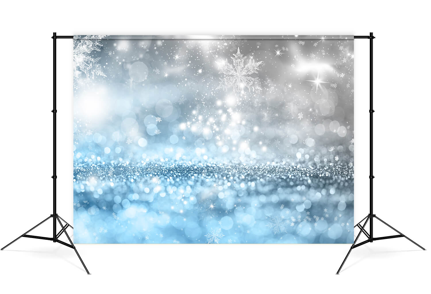 Sfondo Fotografico Con Fiocchi Di Neve Che Cadono Ghiaccio Invernale M7-45