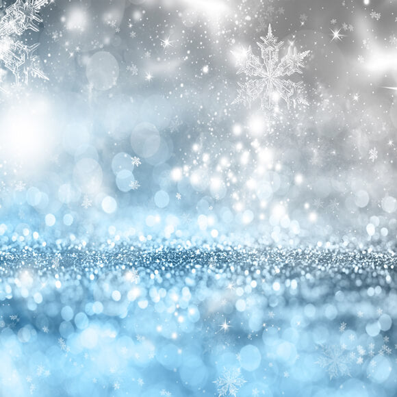 Sfondo Fotografico Con Fiocchi Di Neve Che Cadono Ghiaccio Invernale M7-45