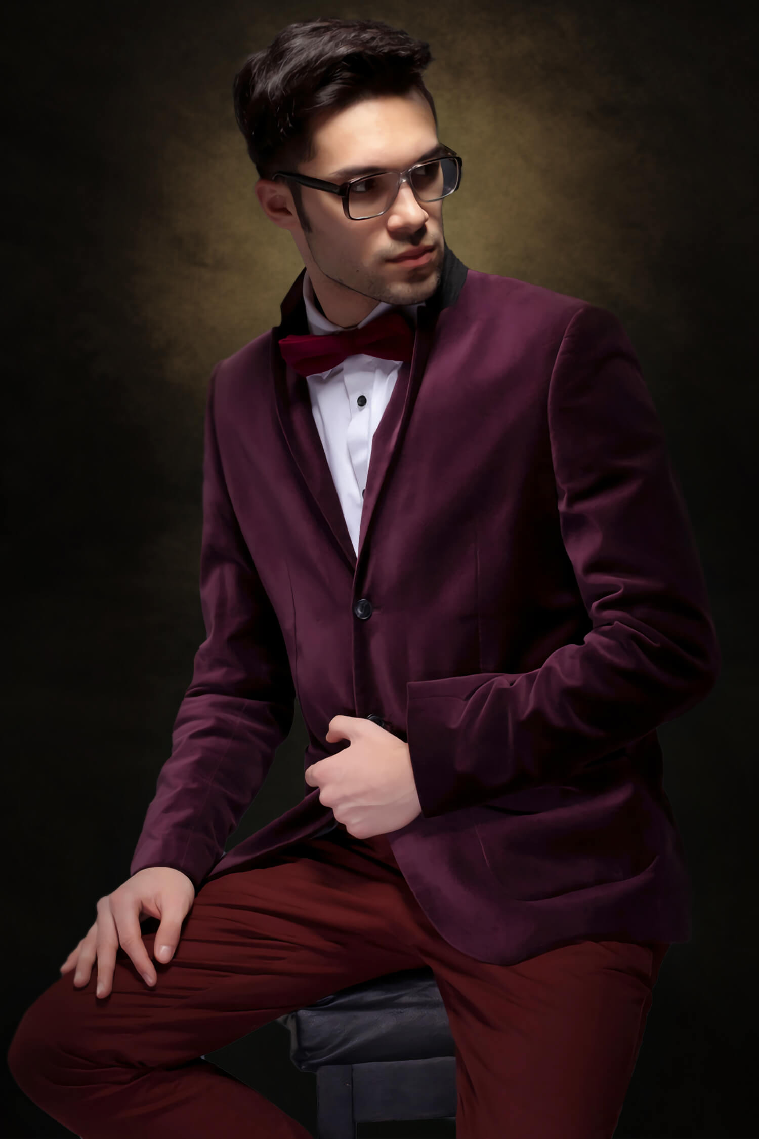 Sfondo Per Cabina Fotografica Astratta Grigio Marrone M7-54